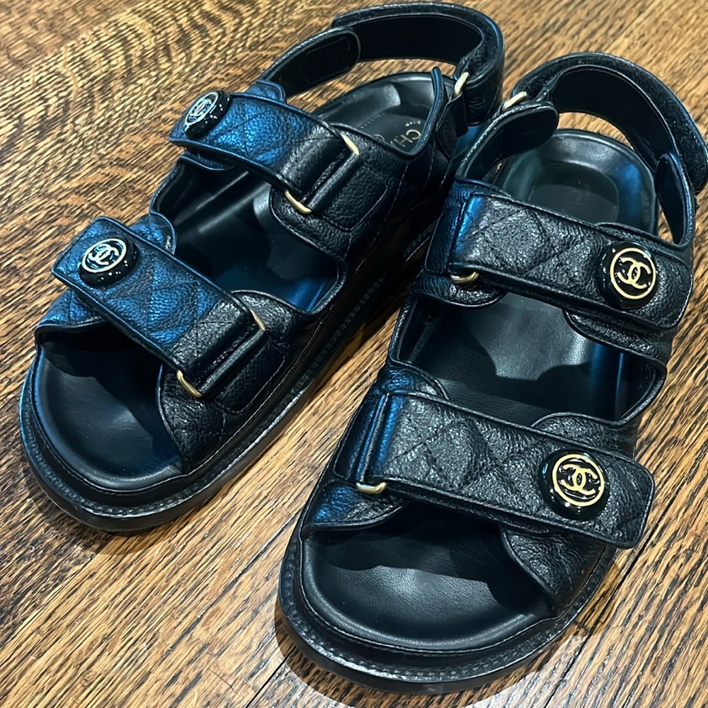 🖤 Chanel Dad Sandals - Picture 4 of 15